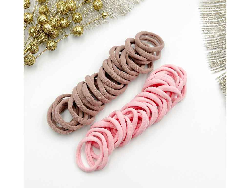 Резинка для волосся 4,2-4,5см мікрофібра рожевий Мікс СП-842 50шт ТМ SP Резинка для волосся 4,2-4,5см мікрофібра рожевий Мікс СП-842 50шт ТМ SP