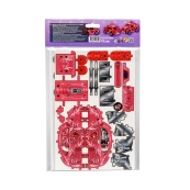 Деревянный 3D конструктор "Turbo Princess" Puz-00969, 70 деталей. Изображение №3