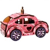 Деревянный 3D конструктор "Turbo Princess" Puz-00969, 70 деталей. Изображение №6