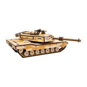 Деревянный 3D конструктор "Абрамс" Puz-00939, 187 деталей. Изображение №6