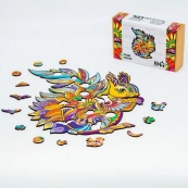 Фігурний дерев'яний пазл "Лісова білочка" PuzA3-00728, 95 деталей. Зображення №2