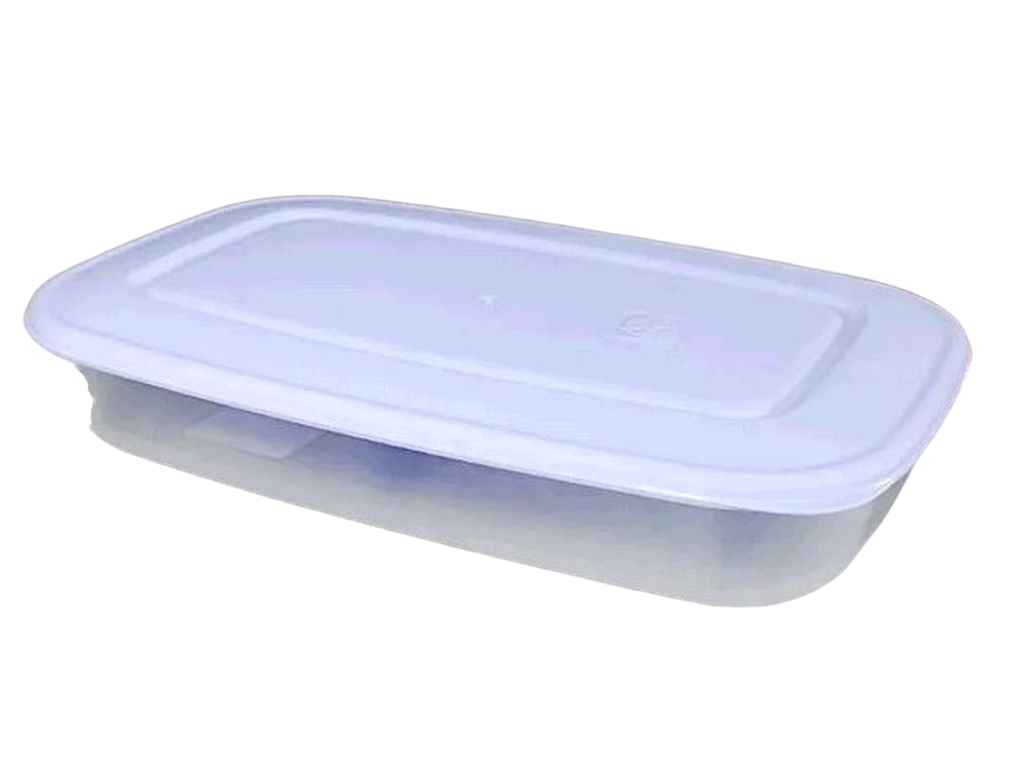 Контейнер 950мл (прямокут.) (прозорий/бузковий) 02284 ТМ АЛЕАНА Контейнер 950мл (прямокут.) (прозорий/бузковий) 02284 ТМ АЛЕАНА