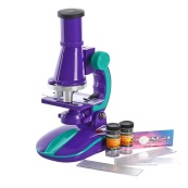 Дитячий мікроскоп SK 0006(Violet) світло, 19,5 см, 2 пробірки, скло. Зображення №2