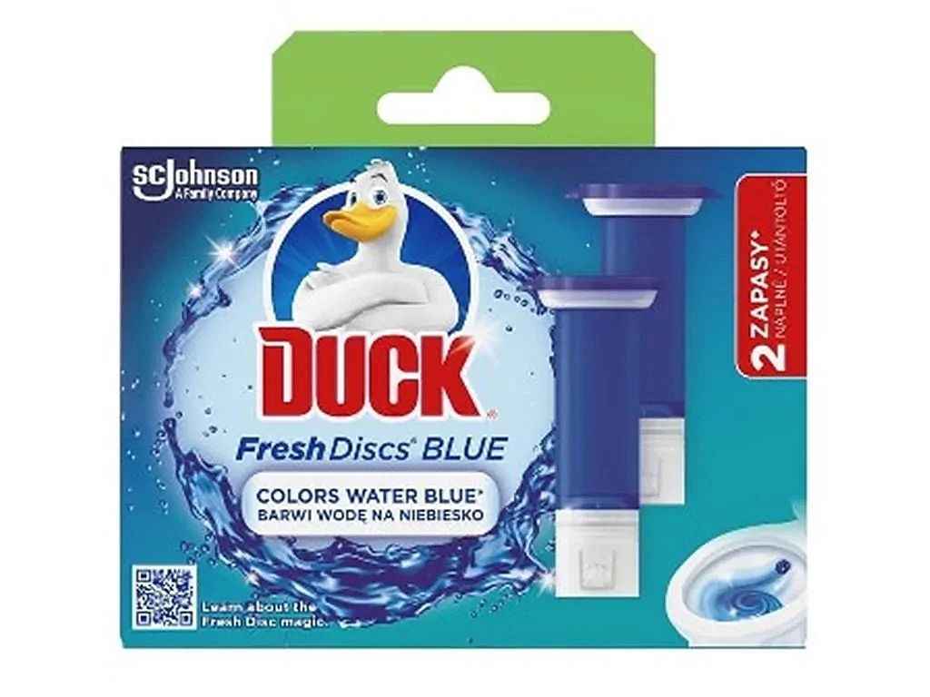 Блок Точковий для туалетів 2шт Блакить (змінний) ТМ DUCK Блок Точковий для туалетів 2шт Блакить (змінний) ТМ DUCK