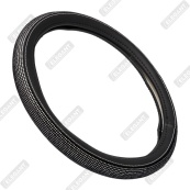 Чохол на кермо шкіра "М" (37-38см) чорний Elegant 115101 зі стразами,один шов. Зображення №2 Чохол на кермо шкіра "М" (37-38см) чорний Elegant 115101 зі стразами,один шов. Зображення №2