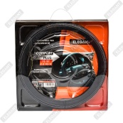 Чохол на кермо шкіра "М" (37-38см) чорний Elegant 115101 зі стразами,один шов. Зображення №4 Чохол на кермо шкіра "М" (37-38см) чорний Elegant 115101 зі стразами,один шов. Зображення №4