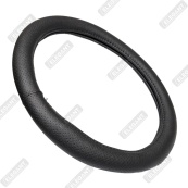 Чохол на кермо шкіра "XXXXL" (49-50см) чорний Elegant 115375 перфорація/один шов 9,5см. Изображение №2