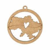 Дитячий набір заготовок "З Україною в серці" UKR-LOVE 7,5х8 см. Зображення №2