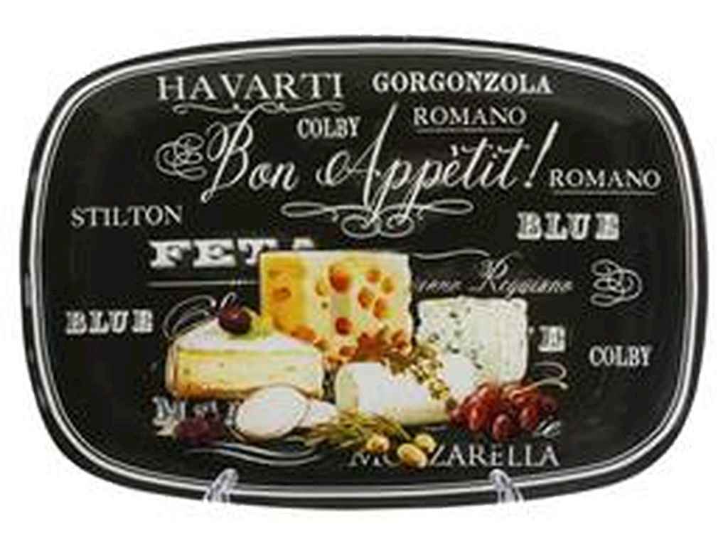 Блюдо скл. 34,5х23,5см Сир Bon Appetit S445014C/BB138L ТМ GRAZIE Блюдо скл. 34,5х23,5см Сир Bon Appetit S445014C/BB138L ТМ GRAZIE