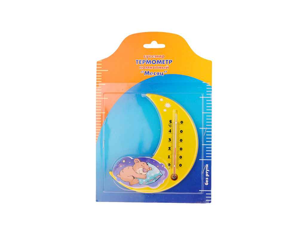 Термометр кімнатний П-17 Жовтий місяць М СТЕКЛОПРИБОР Термометр кімнатний П-17 Жовтий місяць М СТЕКЛОПРИБОР