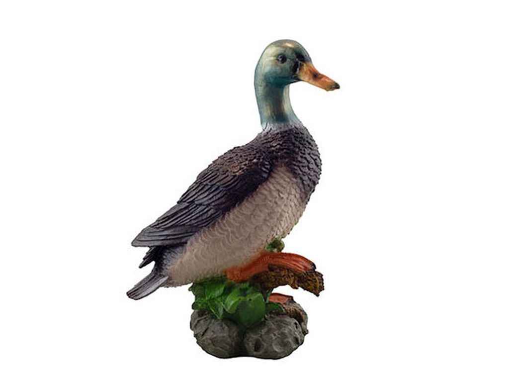 Садова фігурка полістоун 26*14*33см Качур ТМДеколайн Садова фігурка полістоун 26*14*33см Качур ТМДеколайн