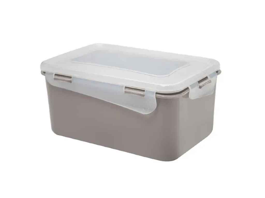 Контейнер 2,5л Фієста прямокут. какао/прозорий ТМ АЛЕАНА Контейнер 2,5л Фієста прямокут. какао/прозорий ТМ АЛЕАНА