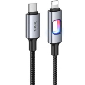 Кабель USB для Iphone HOCO U144 1.2m Чорний. Зображення №2