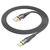 Кабель USB для Type-C "HOCO U121 1m Черний. Зображення №2