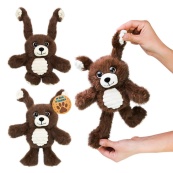 Дитяча м'яка іграшка-потягушка "Ведмедик" MJ2406 розмір 30 см. Зображення №2