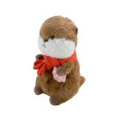 Дитяча м'яка іграшка "Видреня" C8502 з мушлею, розмір 28 см. Зображення №2