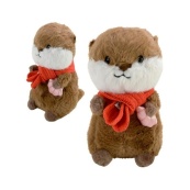 Дитяча м'яка іграшка "Видреня" C8502 з мушлею, розмір 28 см. Зображення №4