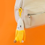 М'яка іграшка-брелок "Банан" PLC25090, розмір 13 см. Зображення №2