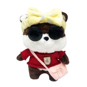 Мягкая игрушка "Собачка" K0201(Brown) одежда в ассортименте, 30 см. Изображение №2