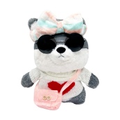 Мягкая игрушка "Собачка" K0201(Grey) одежда в ассортименте, 30 см. Изображение №3