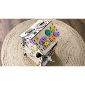 Розвиваюча іграшка Бізікуб "Будинок" TG200333 натуральний, 55х30 см. Зображення №3