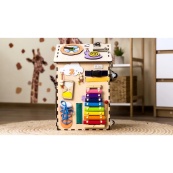 Розвиваюча іграшка Бізікуб "Будинок" TG200333 натуральний, 55х30 см. Зображення №4