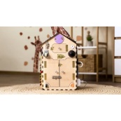 Розвиваюча іграшка Бізікуб "Будинок" TG200333 натуральний, 55х30 см. Зображення №7