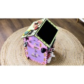 Розвиваюча іграшка Бізікуб "Будинок" TG200111 рожевий, 55х30х30 см. Зображення №3