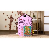 Розвиваюча іграшка Бізікуб "Будинок" TG200111 рожевий, 55х30х30 см. Зображення №5