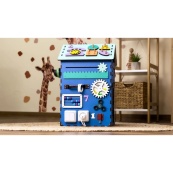 Развивающая игрушка Бизикуб "Дом" TG200222 голубой, 55х30х30 см. Изображение №6