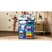 Развивающая игрушка Бизикуб "Дом" TG200222 голубой, 55х30х30 см. Изображение №7