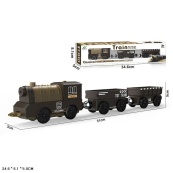 Детский игровой поезд AUtree AU8880, 2 магнитных вагона, на батарейках. Изображение №4