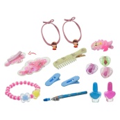 Детский набор косметики IG3172 лак для ногтей, аксессуары для волос. Изображение №4