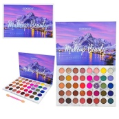 Детская палетка теней для век LK3750, 40 цветов, с аппликатором. Изображение №4