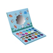 Дитяча палетка тіней для повік LK2973, 24 кольори, з пензликом. Зображення №2 Дитяча палетка тіней для повік LK2973, 24 кольори, з пензликом. Зображення №2