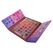 Дитяча палетка тіней для повік IG3078, 84 кольори, пензлик, аплікатори. Зображення №2