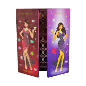 Дитяча палетка тіней для повік IG3078, 84 кольори, пензлик, аплікатори. Зображення №4