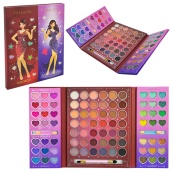 Дитяча палетка тіней для повік IG3078, 84 кольори, пензлик, аплікатори. Зображення №5