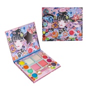 Детская палетка теней для век IG2943, 12 цветов, с аппликатором. Изображение №3