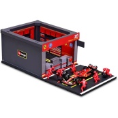 Игровой набор формулы один "Pit Pass Ferrari SF-24" Bburago 18-36862 (#16). Изображение №2 Игровой набор формулы один "Pit Pass Ferrari SF-24" Bburago 18-36862 (#16). Изображение №2