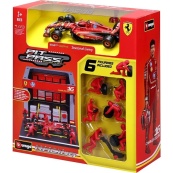 Игровой набор формулы один "Pit Pass Ferrari SF-24" Bburago 18-36862 (#16). Изображение №4 Игровой набор формулы один "Pit Pass Ferrari SF-24" Bburago 18-36862 (#16). Изображение №4