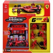 Игровой набор формулы один "Pit Pass Ferrari SF-24" Bburago 18-36862 (#16). Изображение №5 Игровой набор формулы один "Pit Pass Ferrari SF-24" Bburago 18-36862 (#16). Изображение №5