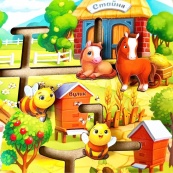 Розвиваюча гра Лабіринт "Ферма" (ПСД213) PSD213. Зображення №3