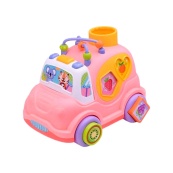 Дитяча розвиваюча іграшка "Машинка-сортер" HE0548 музика, світло, 24 см. Зображення №6