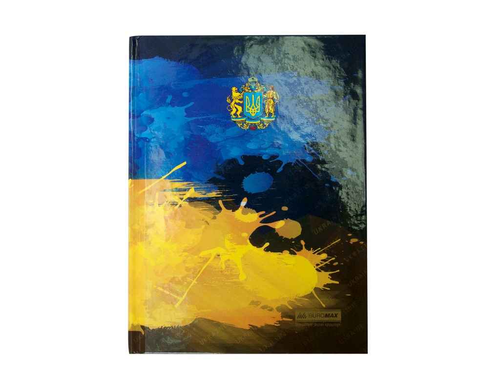 Блокнот UKRAINE, А-5, 96л, тв. обкл. т.-синій BM.24511101-03 ТМ BUROMAX Блокнот UKRAINE, А-5, 96л, тв. обкл. т.-синій BM.24511101-03 ТМ BUROMAX