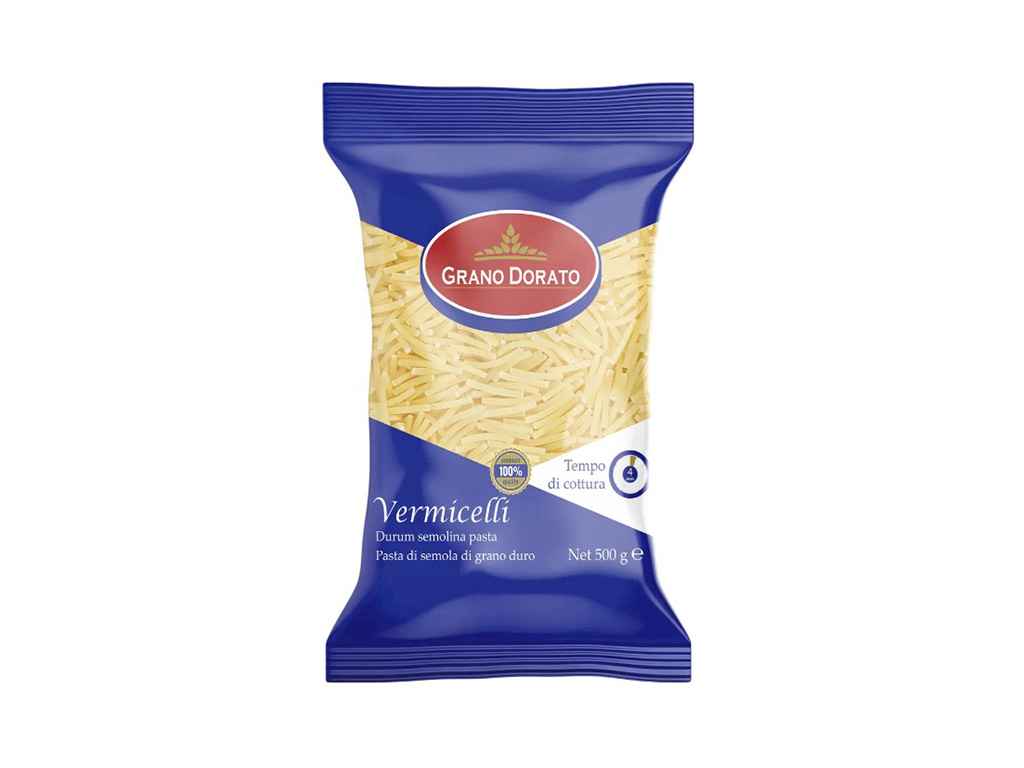 Макаронні вироби 500г Вермішель (VERMICELLI) ТМGRANO DORATO Макаронні вироби 500г Вермішель (VERMICELLI) ТМGRANO DORATO
