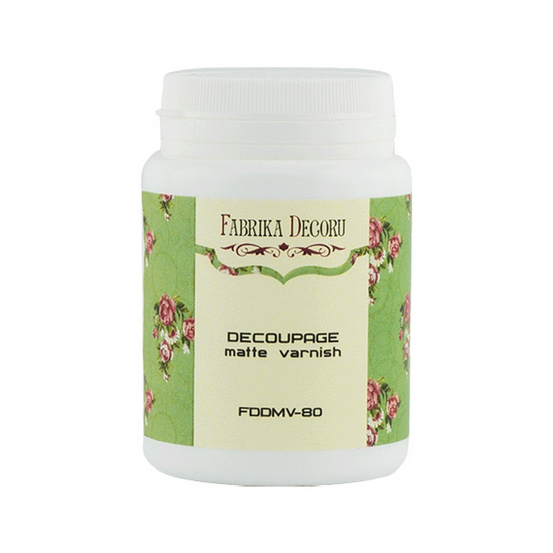 Лак-фініш для декупажу FDDMV-80, 80 мл, матовий Лак-фініш для декупажу FDDMV-80, 80 мл, матовий