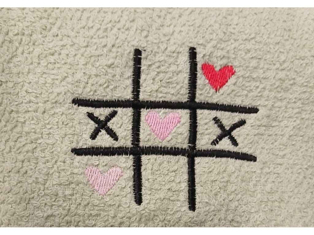 Рушник 40*60 махровий (однонитка), щ. 370 ЗЕЛЕНИЙ / 17-6030-1 Хрестики нулики ТМ DAISY Рушник 40*60 махровий (однонитка), щ. 370 ЗЕЛЕНИЙ / 17-6030-1 Хрестики нулики ТМ DAISY