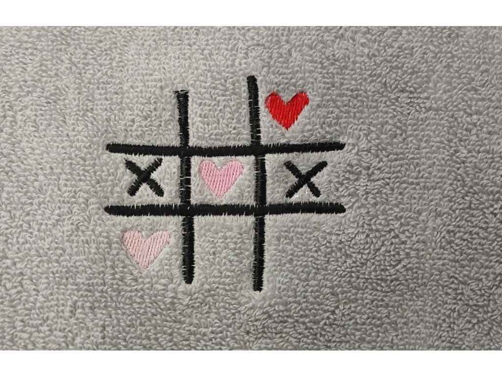 Рушник 40*70 махровий (однонитка), щ 370 ФІОЛЕТОВИЙ / РИС еффект / 3113 Хрестики нулики ТМ DAISY Рушник 40*70 махровий (однонитка), щ 370 ФІОЛЕТОВИЙ / РИС еффект / 3113 Хрестики нулики ТМ DAISY