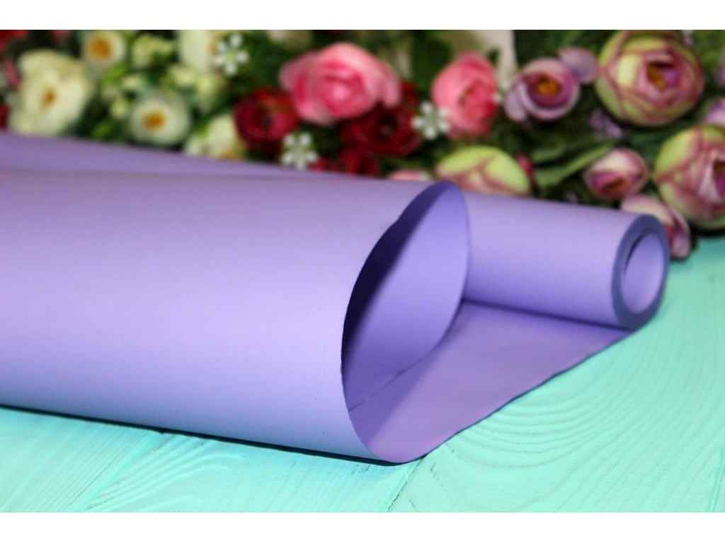 Калька для квітів 65см*8м 260г бузковий преміум №68 ТМУПАКОВКИН Калька для квітів 65см*8м 260г бузковий преміум №68 ТМУПАКОВКИН